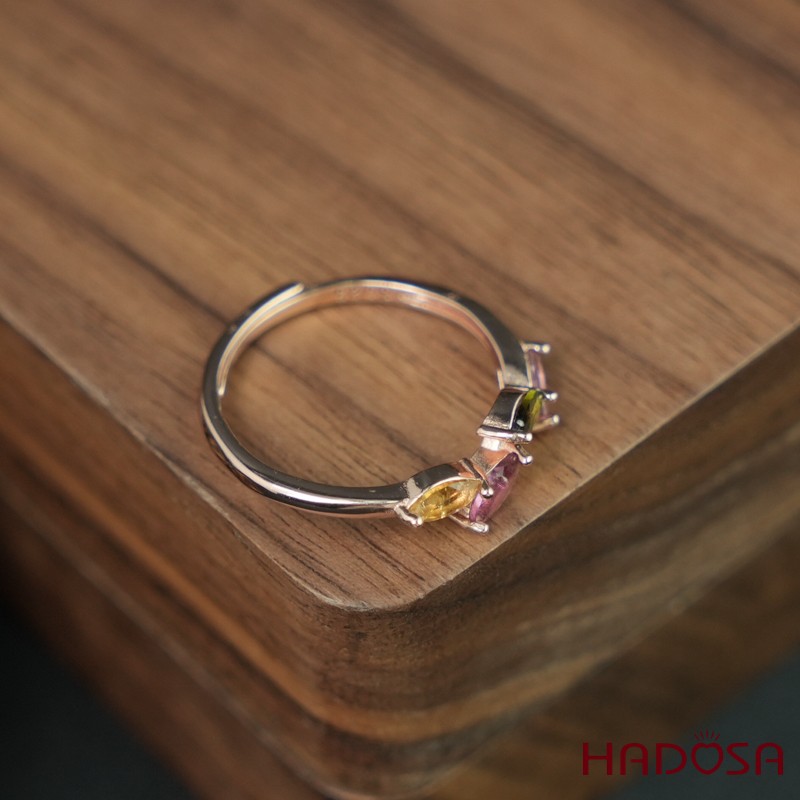 Nhẫn nữ Tourmaline 2.5*5mm