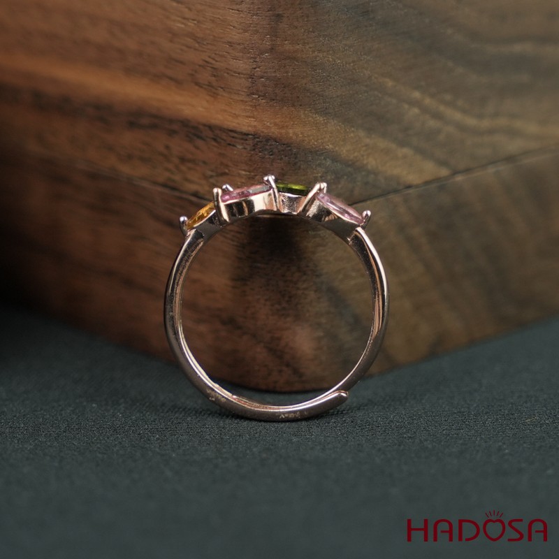 Nhẫn nữ Tourmaline 2.5*5mm