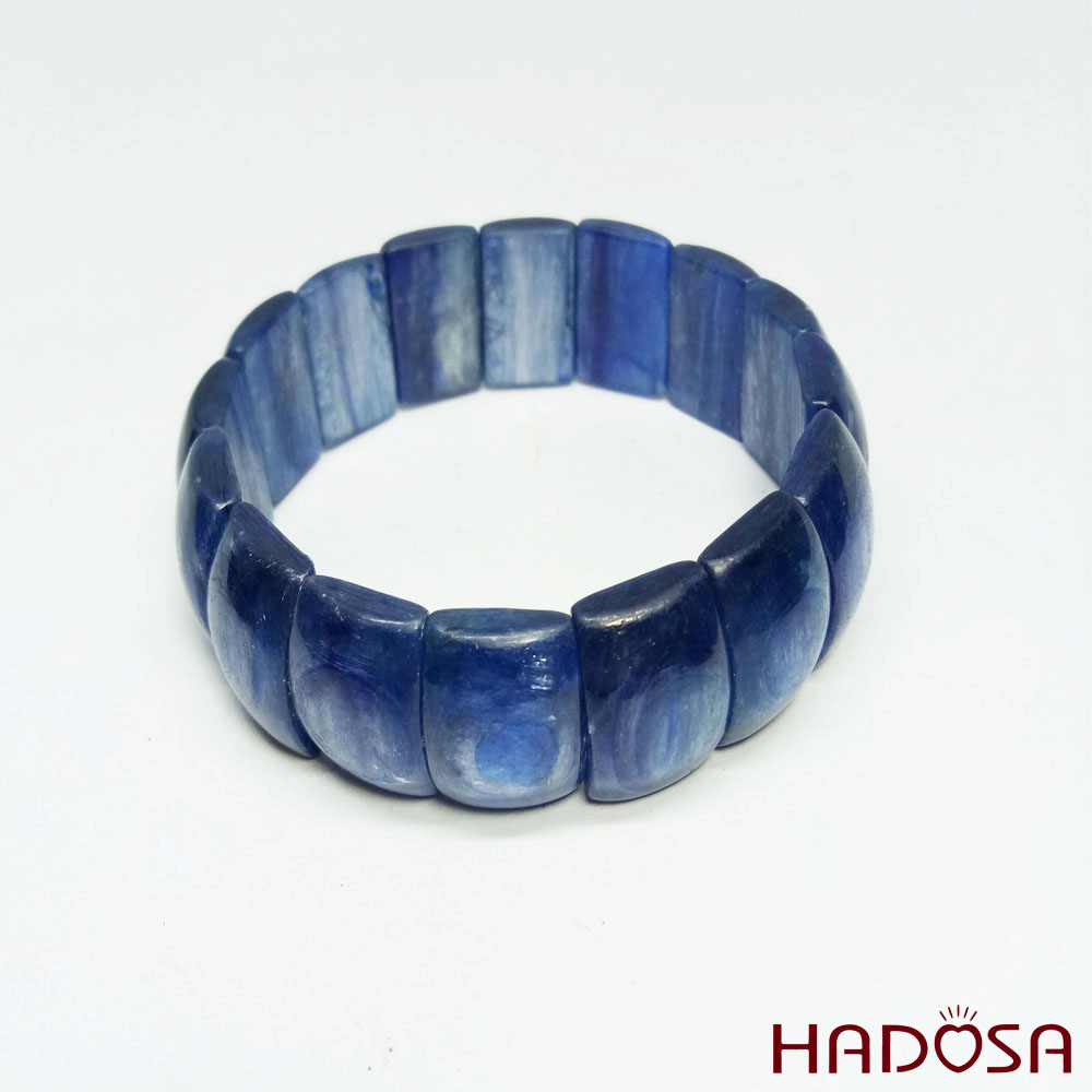 Vòng đá Kyanite bản 12X16mm chuẩn 5A Hadosa
