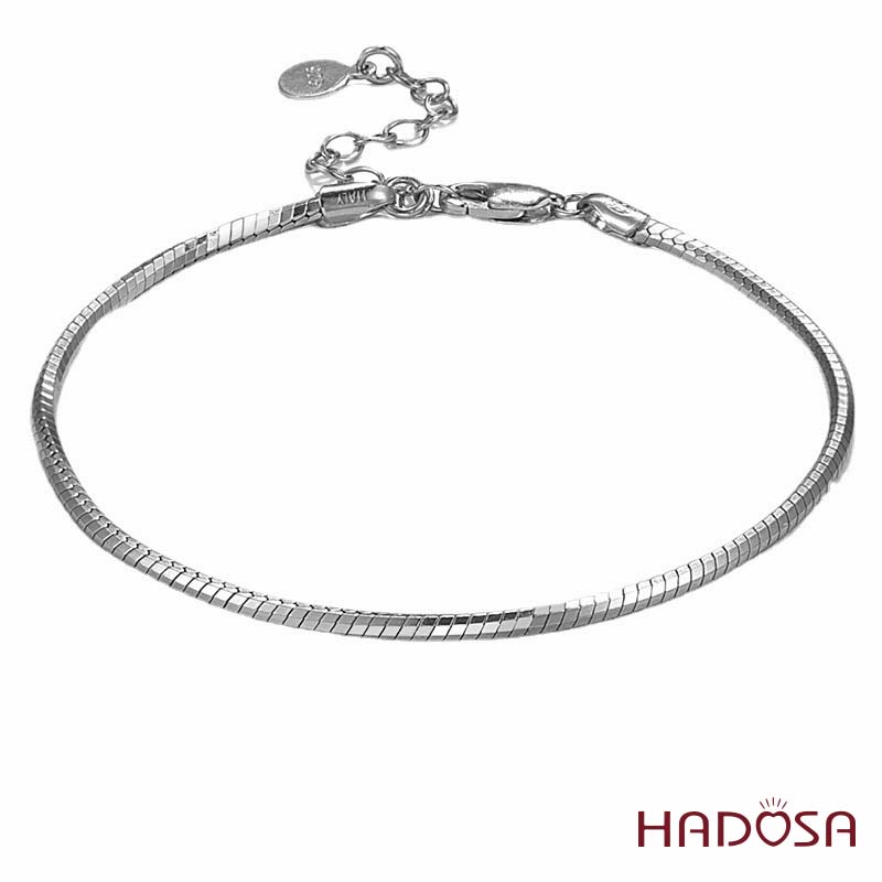 Lắc Tay Bạc Sợi Mì Nhỏ 