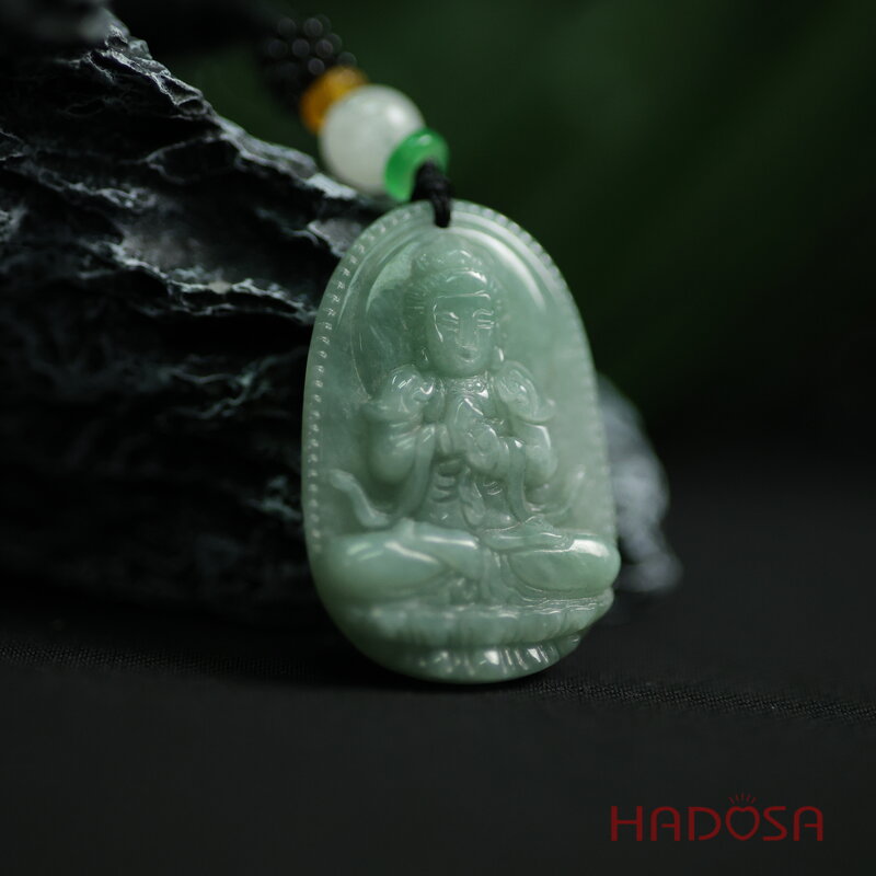 Mặt Ngọc Cẩm Thạch A Như Lại Đại Nhật ( Mùi, Thân) 38mm