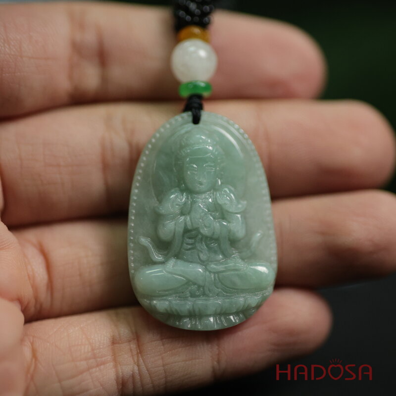 Mặt Ngọc Cẩm Thạch A Như Lại Đại Nhật ( Mùi, Thân) 38mm
