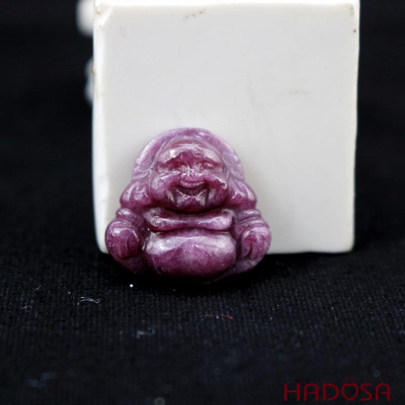 Phật Di Lặc 20-23mm Ruby Nam Phi