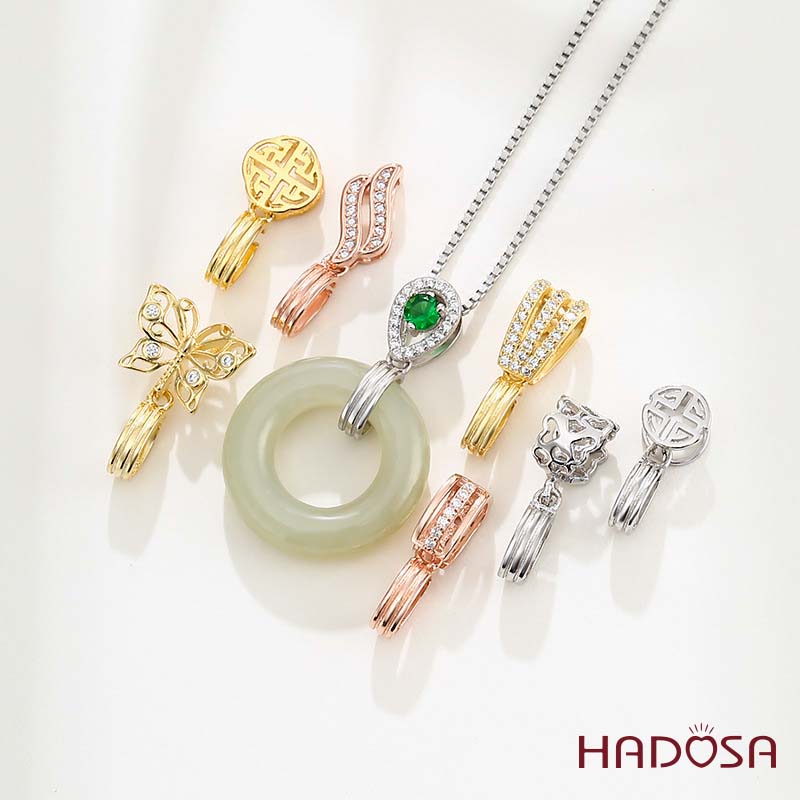 Khoen bạc mặt dây chuyền