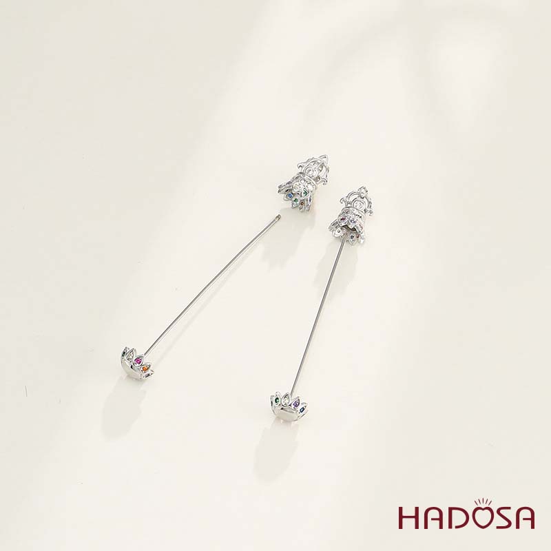 Chùy bạc mặt dây chuyền lu thống 53mm