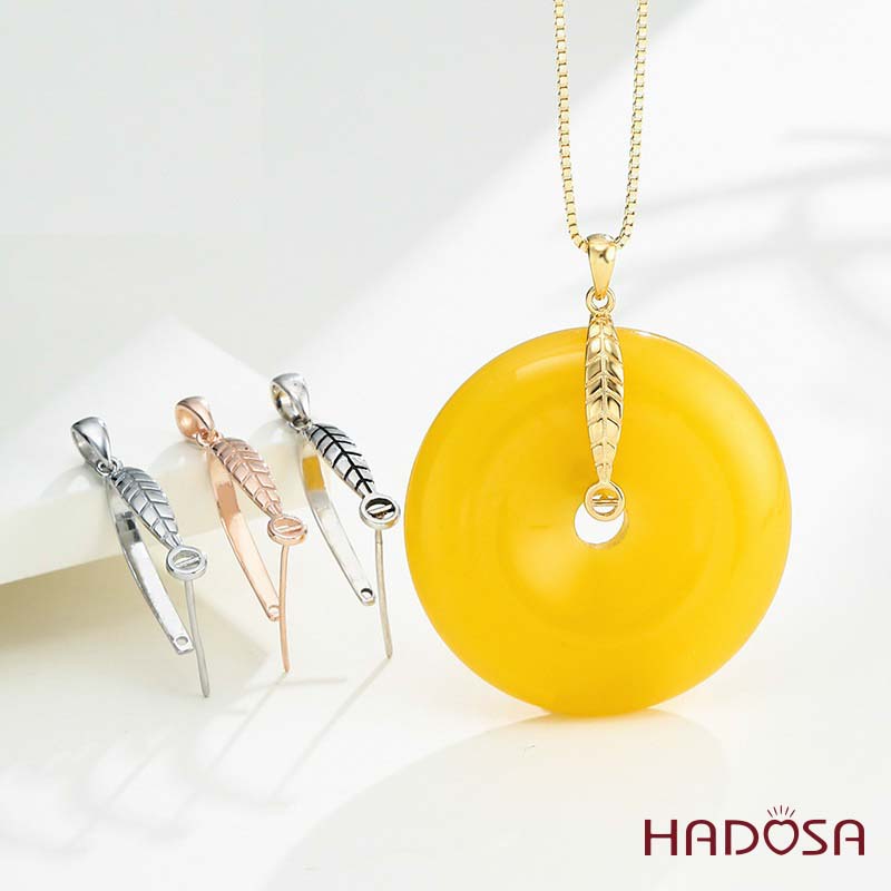 Khoen móc bạc lá cọ đồng điếu 15mm