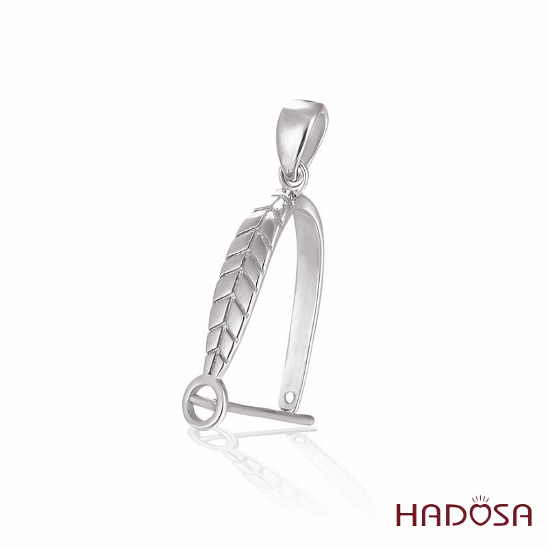 Khoen móc bạc lá cọ đồng điếu 15mm