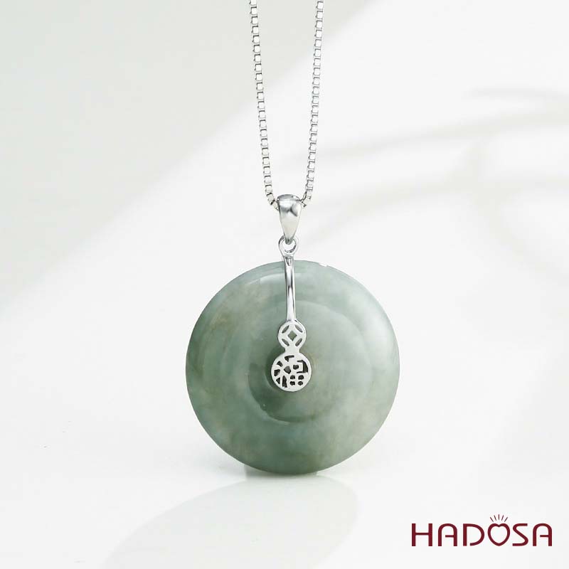 Khoen móc bạc hồ lô đồng điếu 11mm