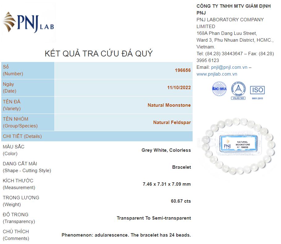 Vòng đá Mặt Trăng 7mm cao cấp chuẩn 4A