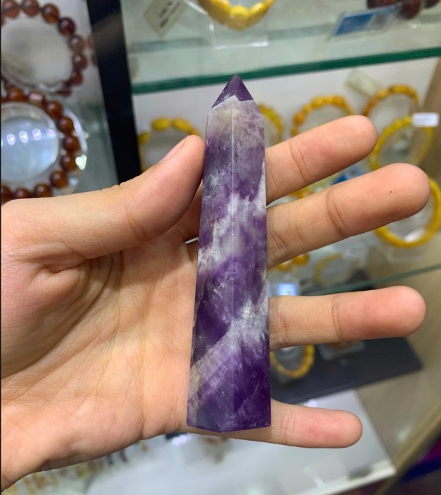 Thụ thạch anh tím 10cm