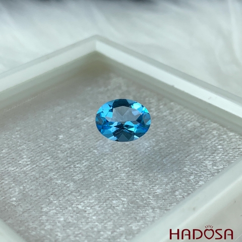Mặt đá Topaz oval 7*9mm