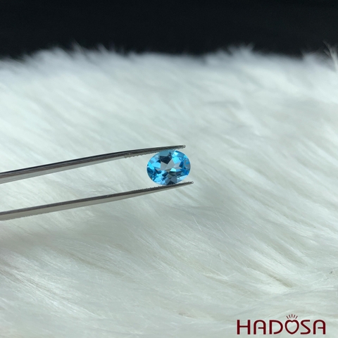 Mặt đá Topaz oval 7*9mm