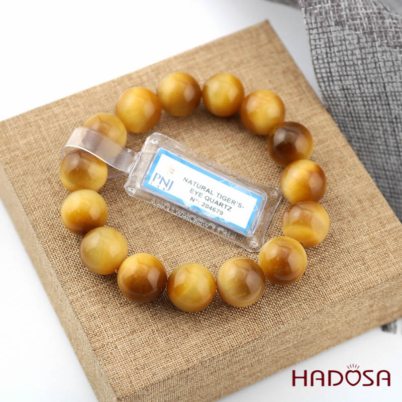 Thạch anh Mắt hổ vàng 14mm đặc biệt cao cấp chuẩn 6A