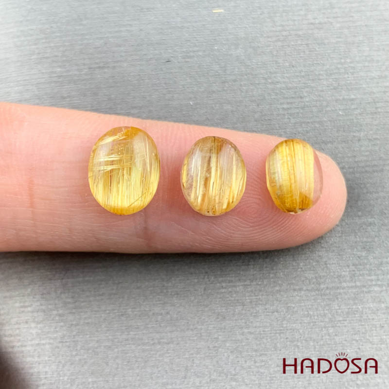 Thạch anh tóc vàng đồng trục Vip cao cấp 8A