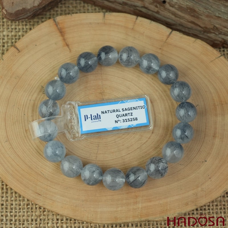 Thạch Anh Tóc Xanh Dương 10mm cao cấp chuẩn 6A