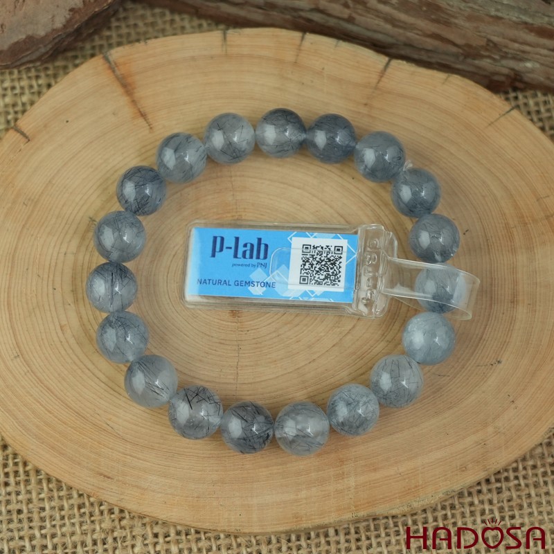 Thạch Anh Tóc Xanh Dương 10mm cao cấp chuẩn 6A