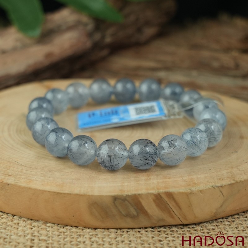 Thạch Anh Tóc Xanh Dương 10mm cao cấp chuẩn 6A