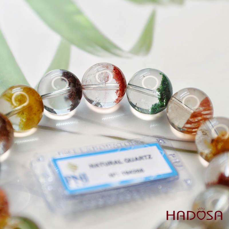 Đá ưu linh ngũ sắc 14mm chuẩn 6A