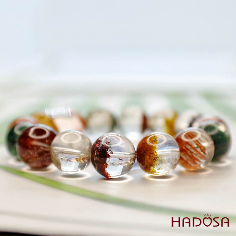 Đá ưu linh ngũ sắc 14mm chuẩn 6A