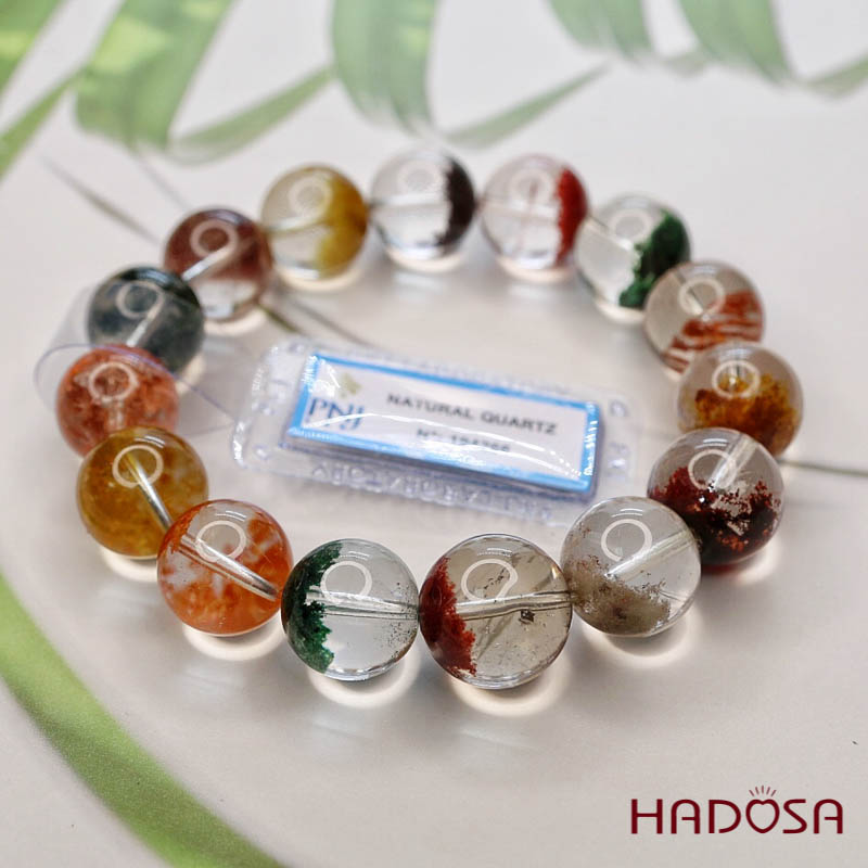 Đá ưu linh ngũ sắc 14mm chuẩn 6A