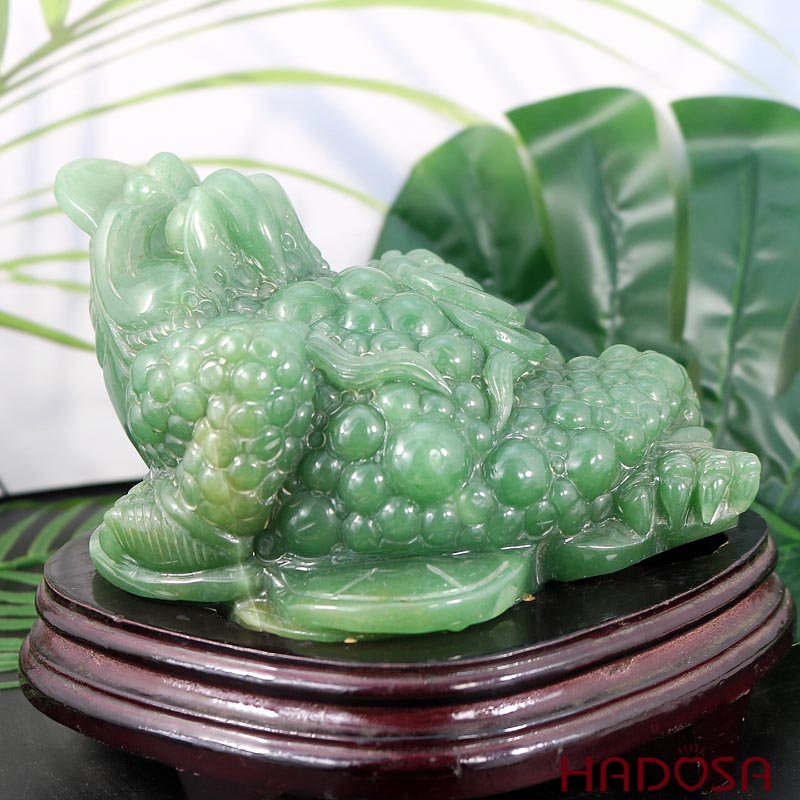 Thiềm thừ thạch anh màu xanh