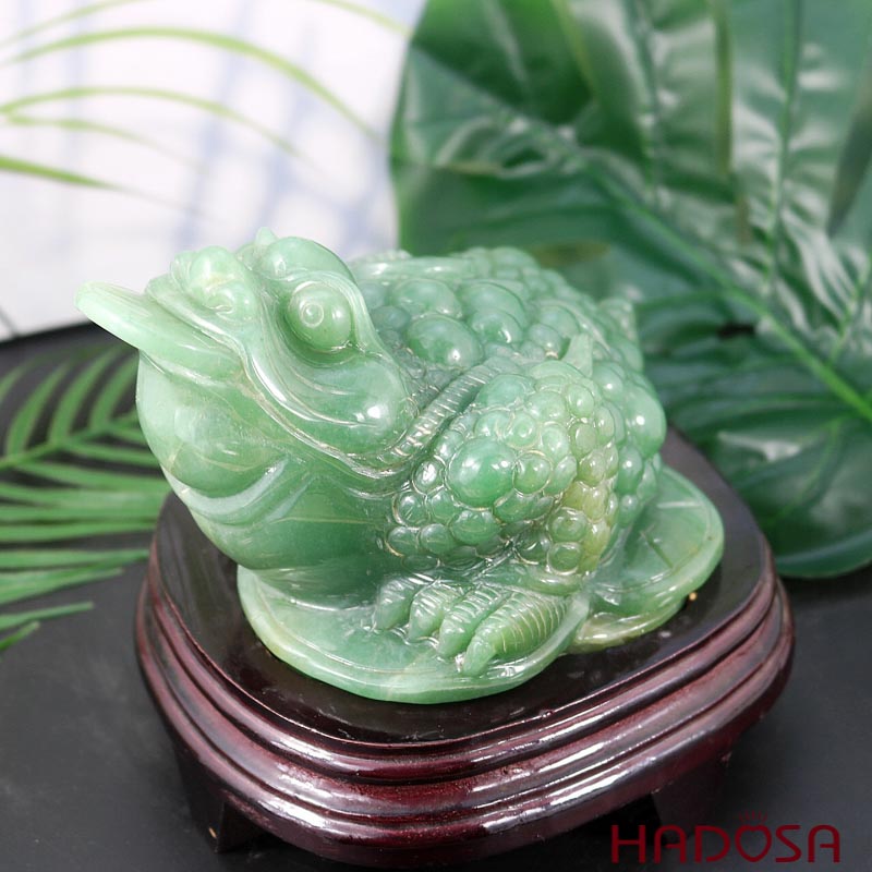 Thiềm thừ thạch anh màu xanh