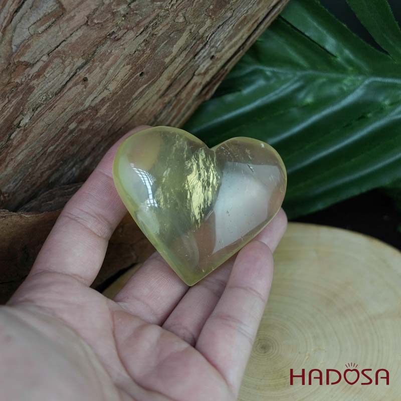 Tim thach anh vàng 5cm 80gr