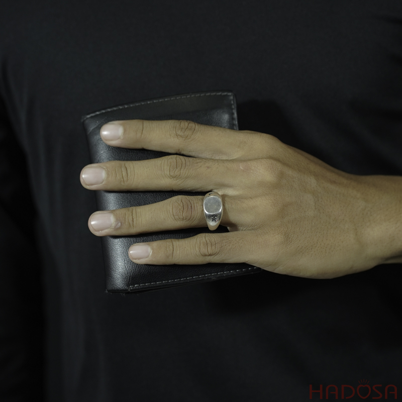 Nhẫn bạc trơn nam bạc Thái cao cấp