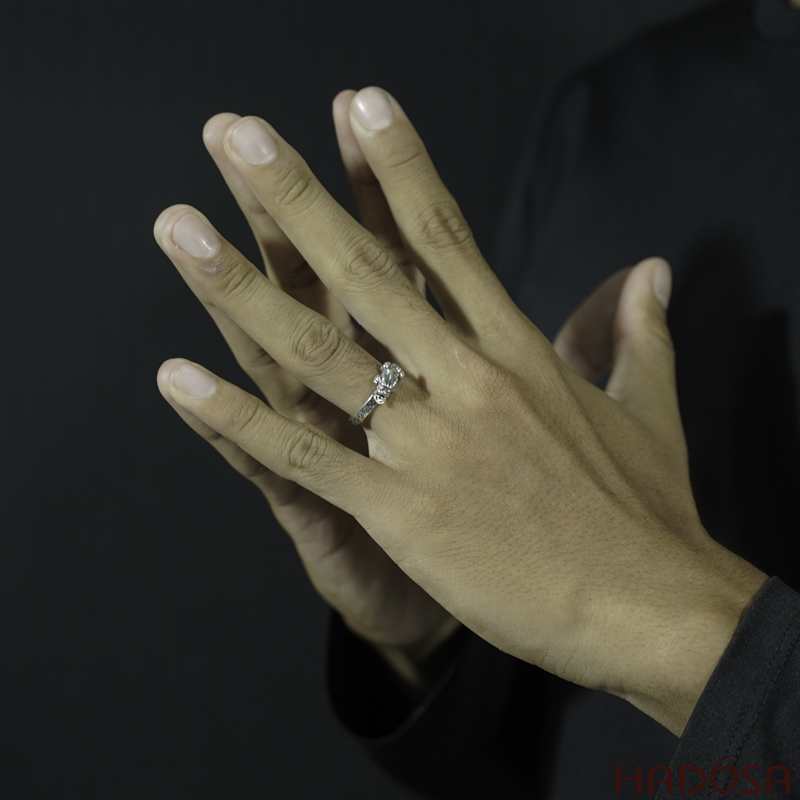 Nhẫn bạc Tỳ Hưu bạc Thái