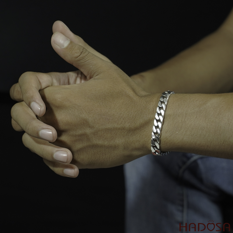 Lắc tay nam bạc cao cấp