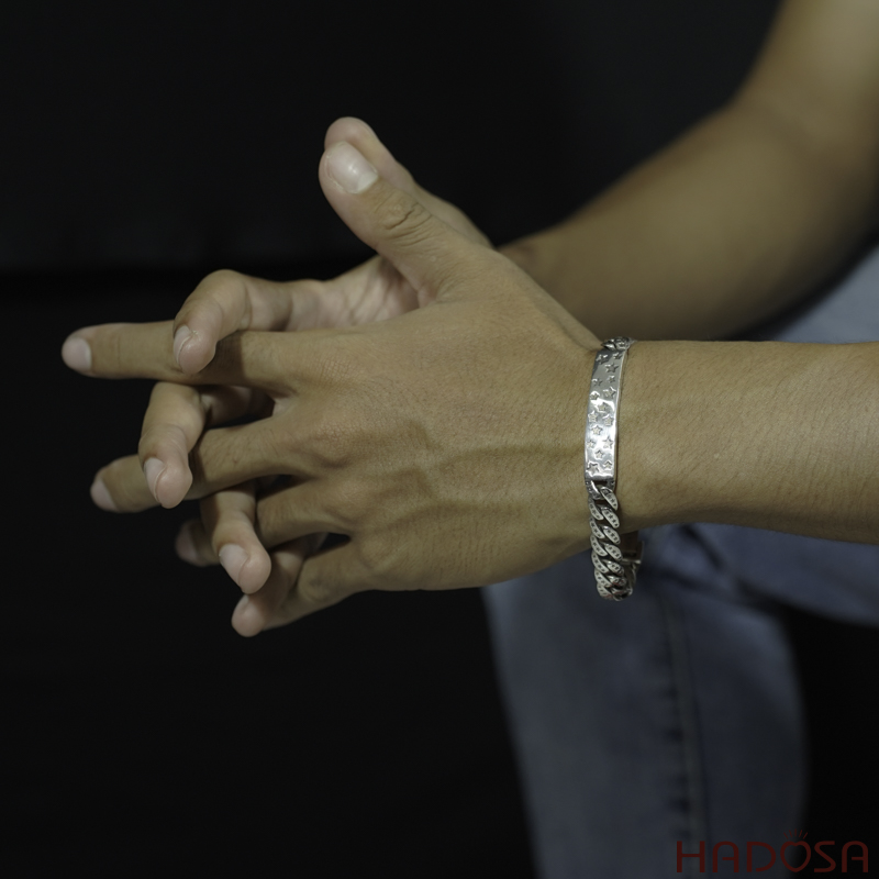 Lắc tay nam bạc cao cấp