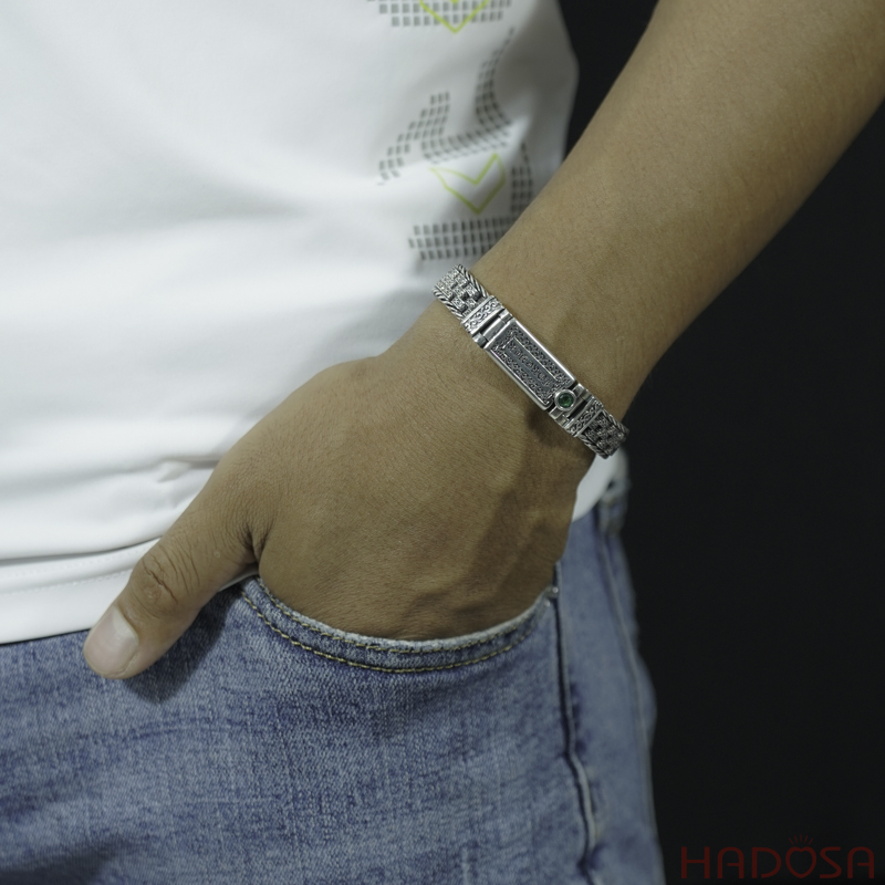 Lắc tay bạc nam đẹp nhất Forever