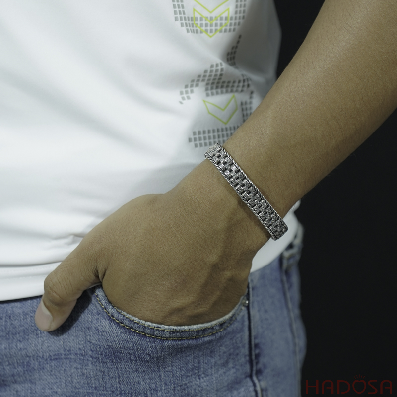 Lắc tay bạc nam đẹp nhất Forever