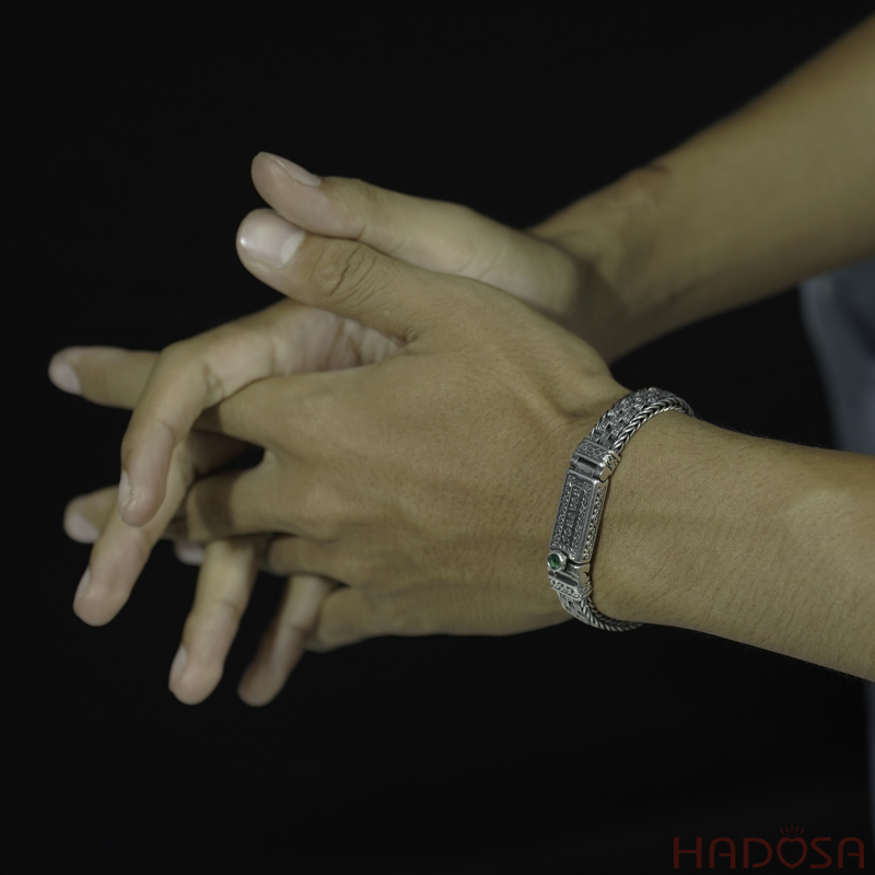 Lắc tay bạc nam đẹp nhất Forever