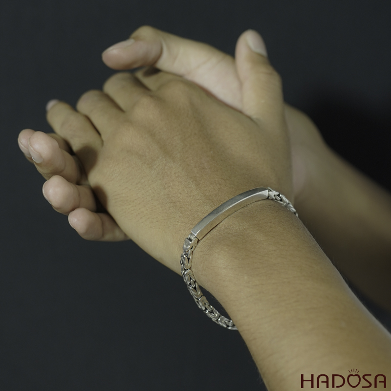 Lắc tay nam bạc đẹp