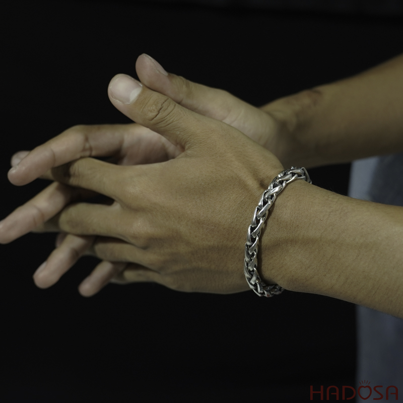 Vòng tay bạc nam đẹp bạc Thái 925 cao cấp