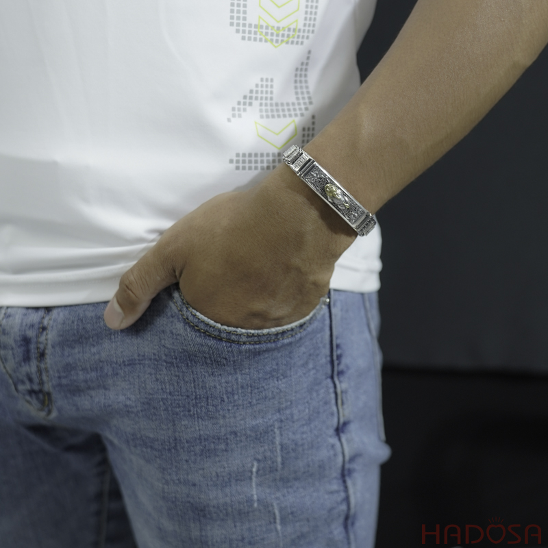 Lắc tay trụ Kinh Luân Tỳ Hưu bạc Thái