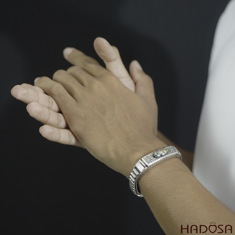 Lắc tay trụ Kinh Luân Tỳ Hưu bạc Thái