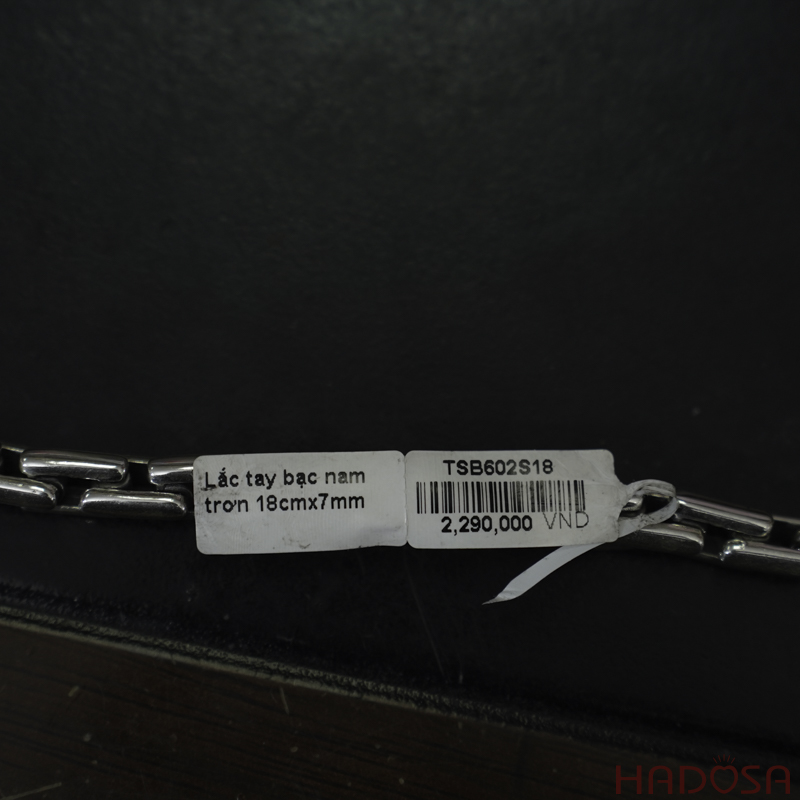 Lắc tay bạc nam trơn