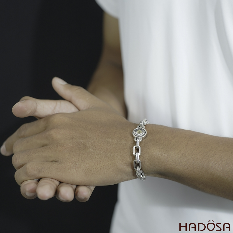 Vòng đeo tay nam bạc