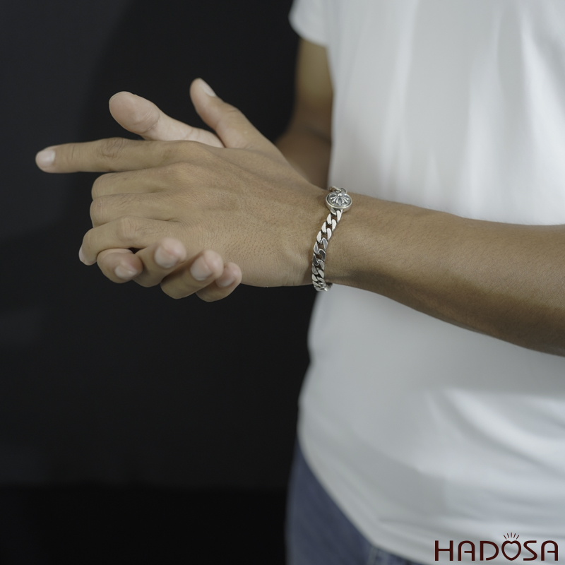 Vòng tay bạc nam đẹp