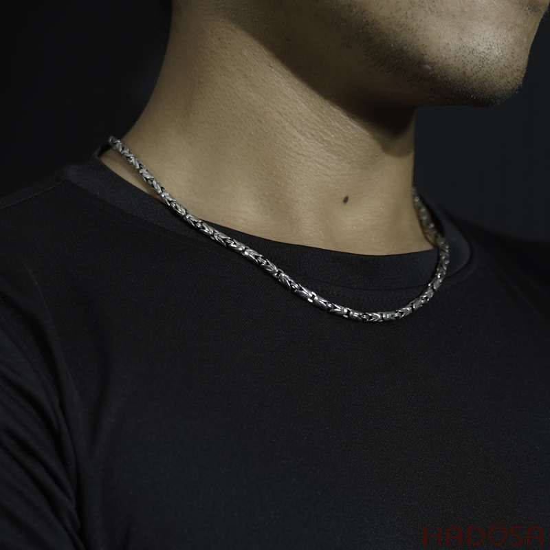 Dây chuyền nam bạc Thái