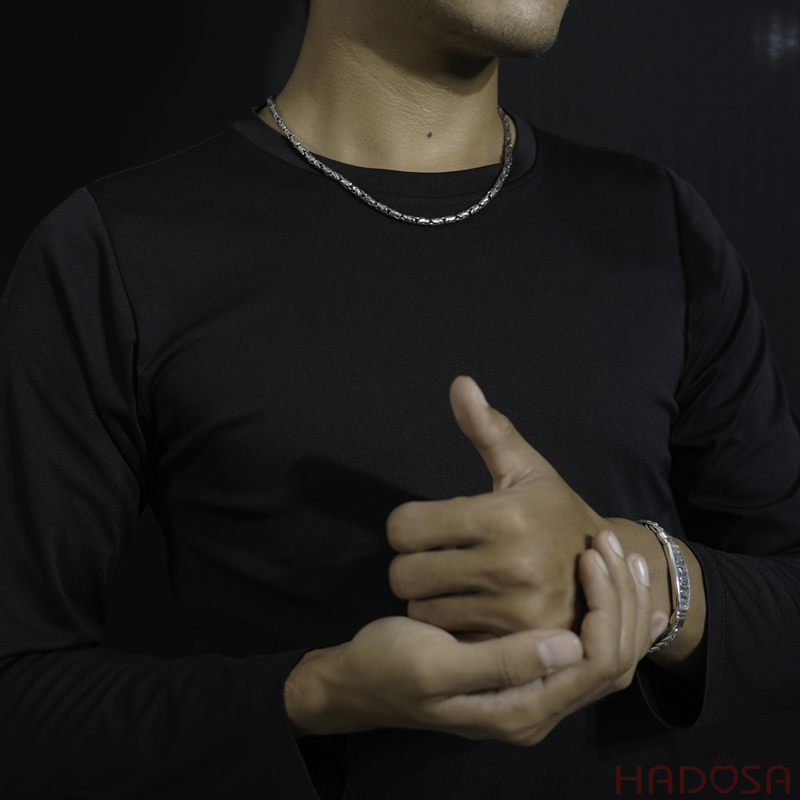 Dây chuyền nam bạc Thái