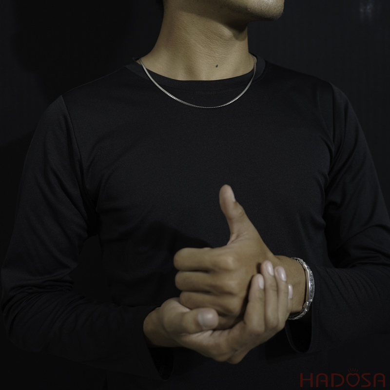 Dây chuyền bạc Thái nam trơn