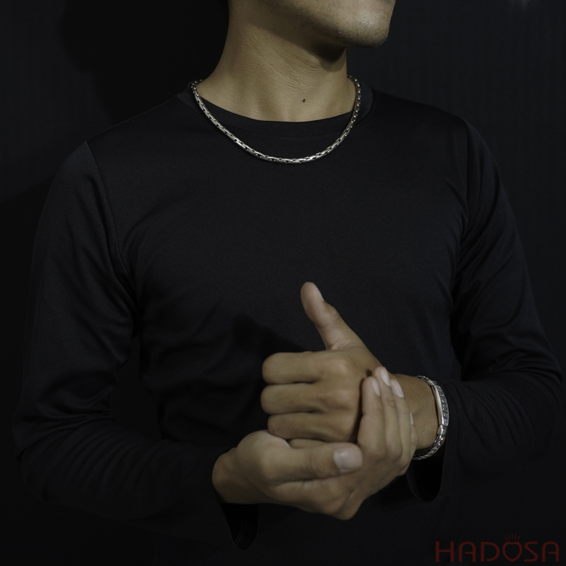 Dây chuyền bạc Thái cho nam