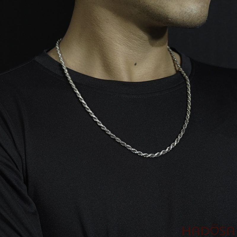 Mẫu dây bạc nam đẹp