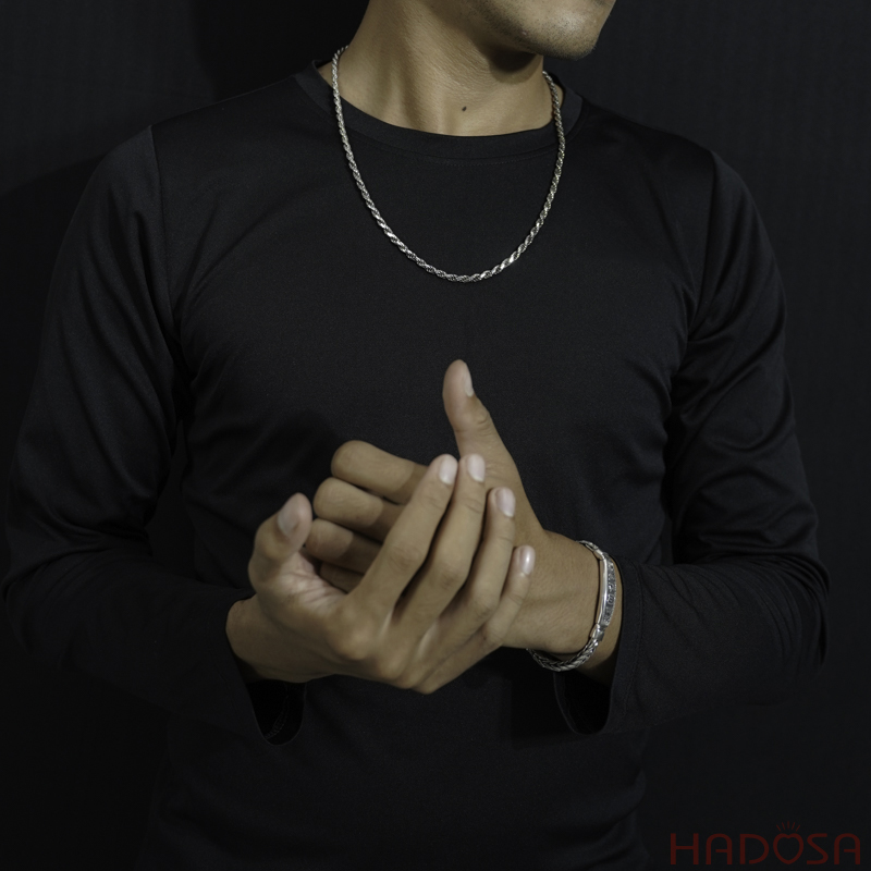 Mẫu dây bạc nam đẹp