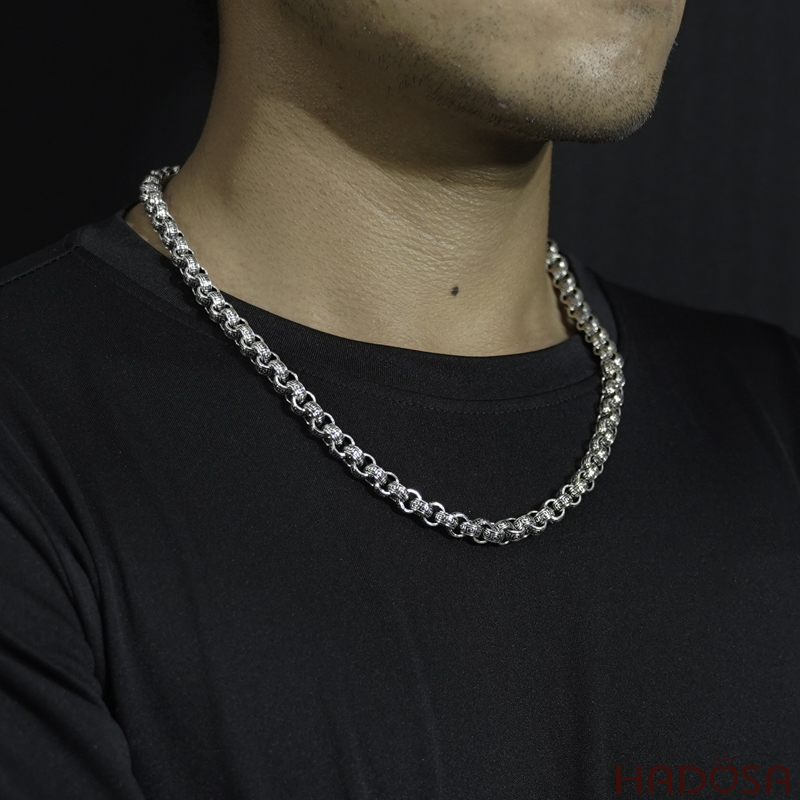 Dây chuyền bạc nam đầu Rồng