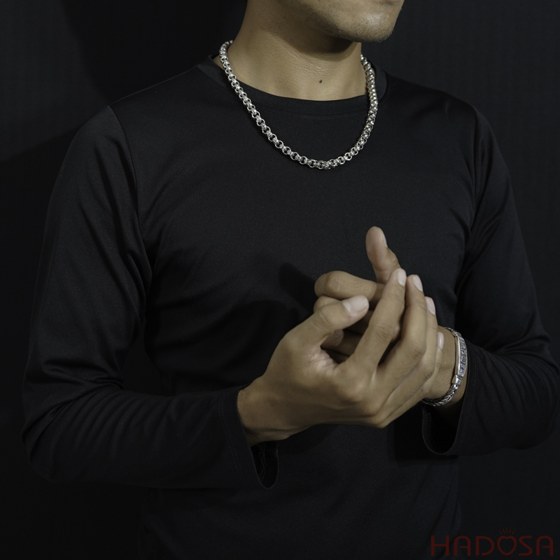 Dây chuyền bạc nam đầu Rồng