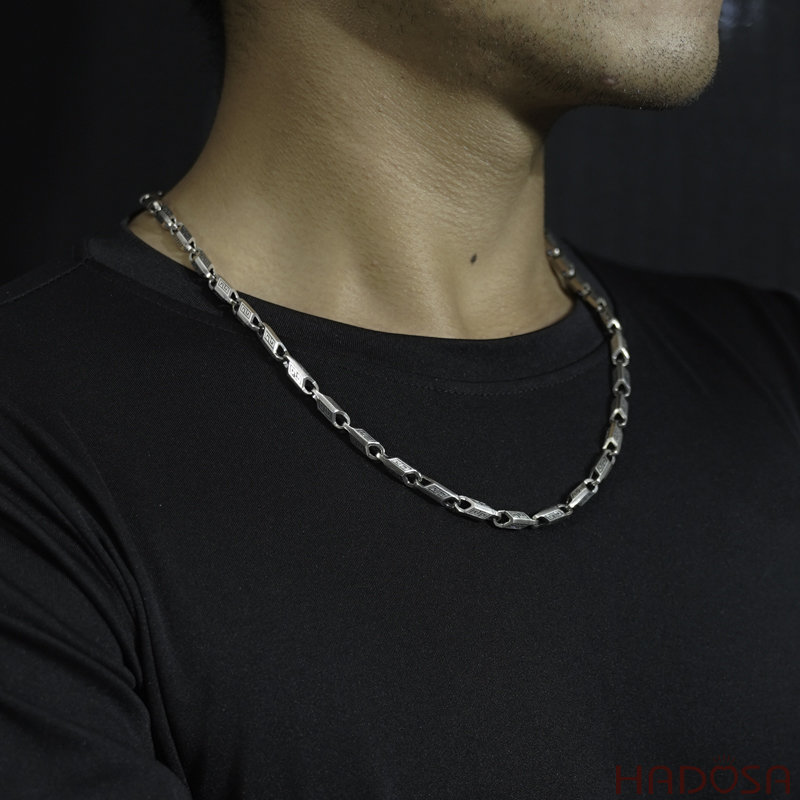 Dây chuyền bạc thái nam